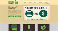 Desktop Screenshot of bigvoiceprodigy.com